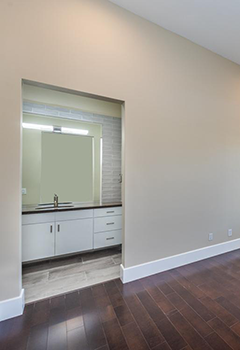 Living Room Remodeling and Hardwood Floor Installation in Pasadena