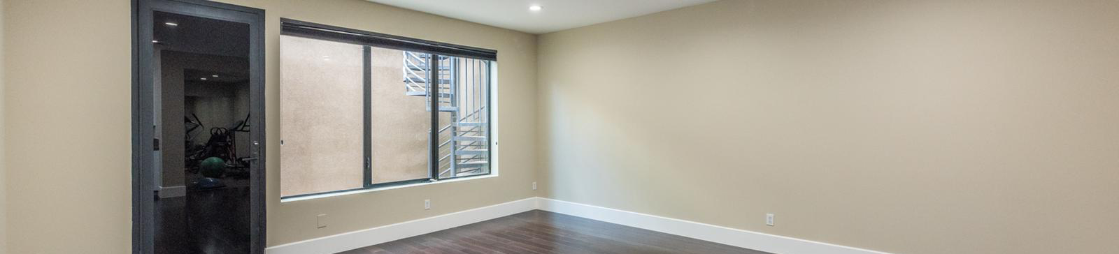 Living Room Remodeling and Hardwood Floor Installation in Pasadena